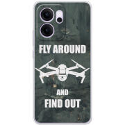 Чохол BoxFace OPPO Reno 14 F Дрон Fly Around