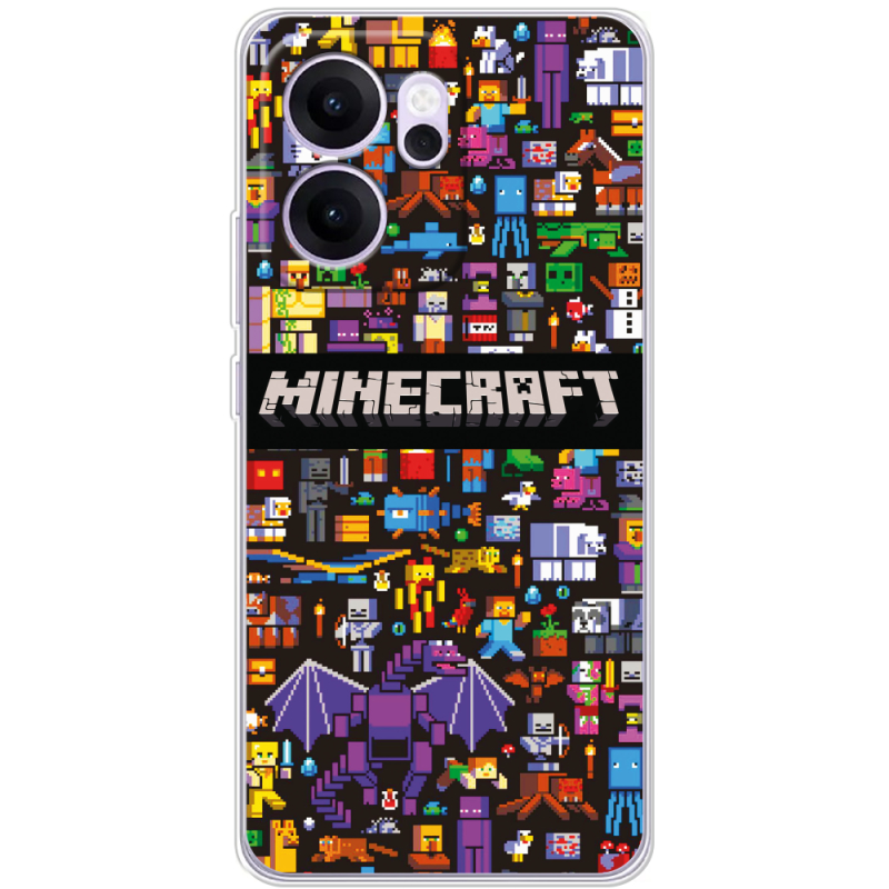 Чохол BoxFace OPPO Reno 14 F Minecraft Mobbery