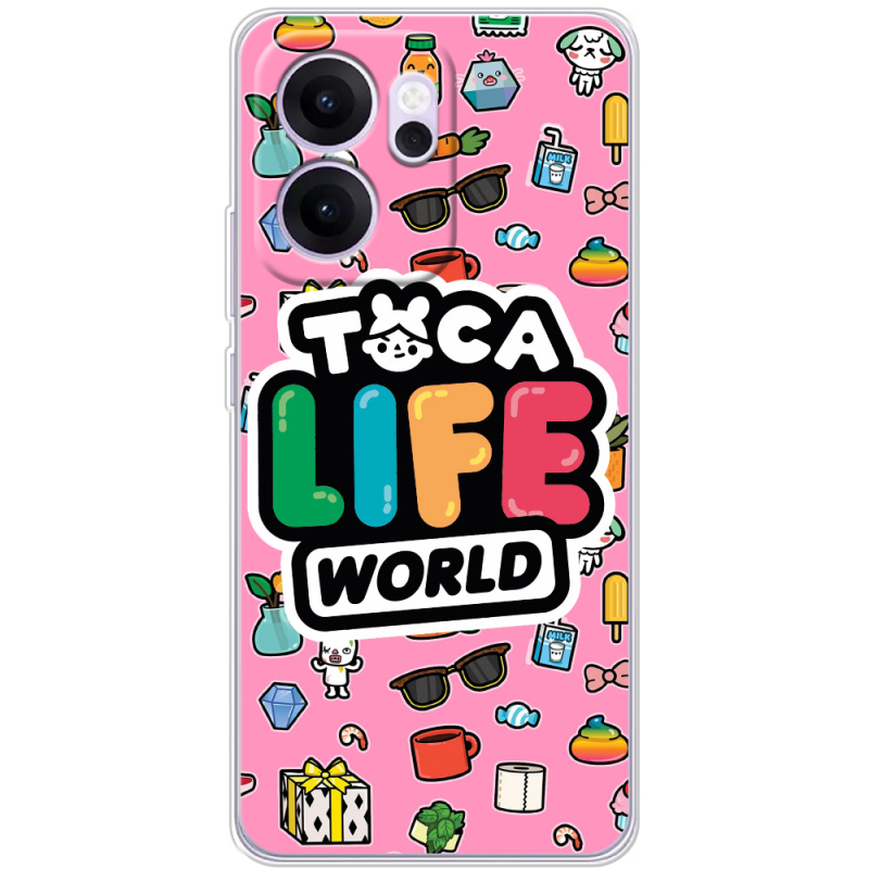 Чохол BoxFace OPPO Reno 14 F Toca Boca Life World