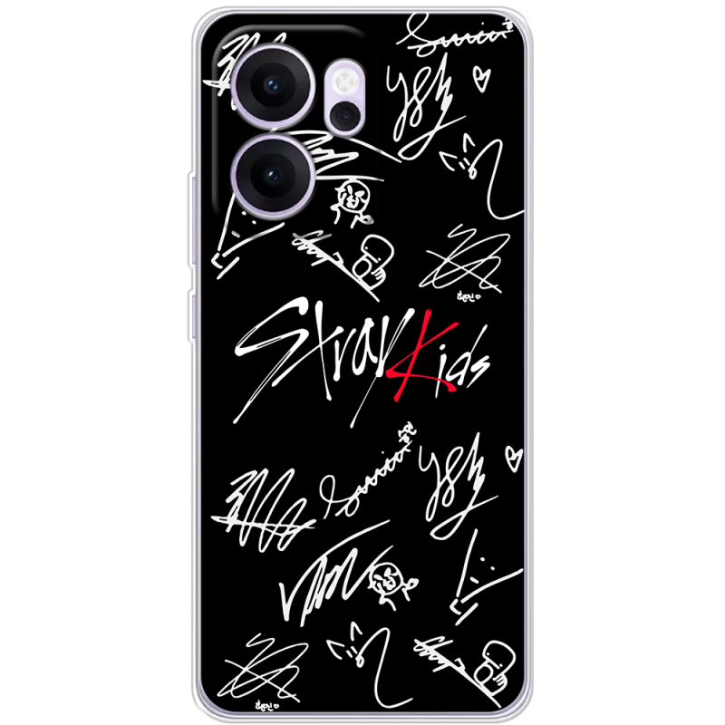 Чохол BoxFace OPPO Reno 14 F Stray Kids автограф