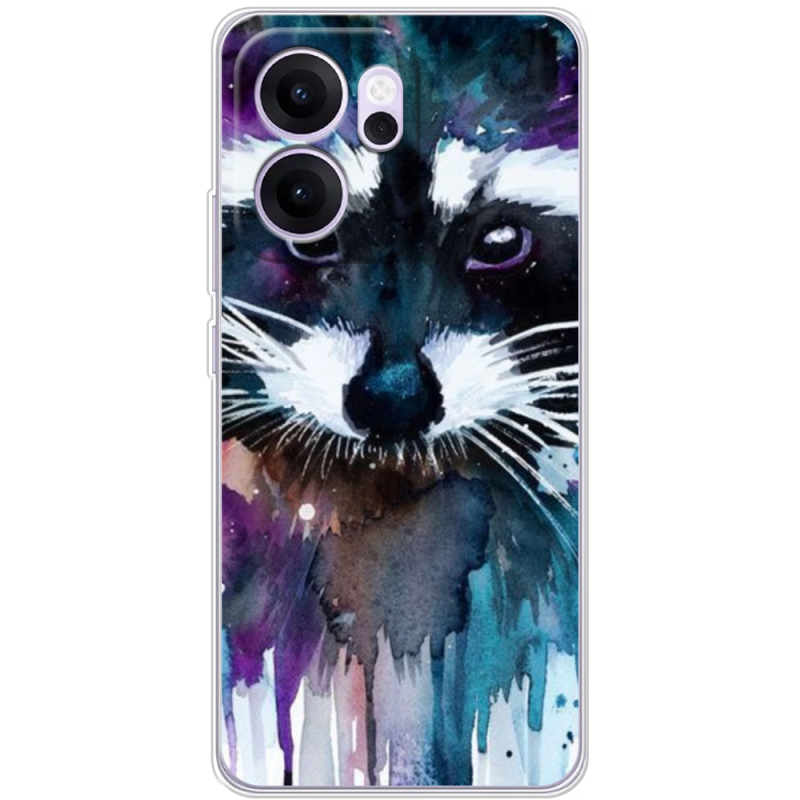 Чохол BoxFace OPPO Reno 14 F Акварельный енот