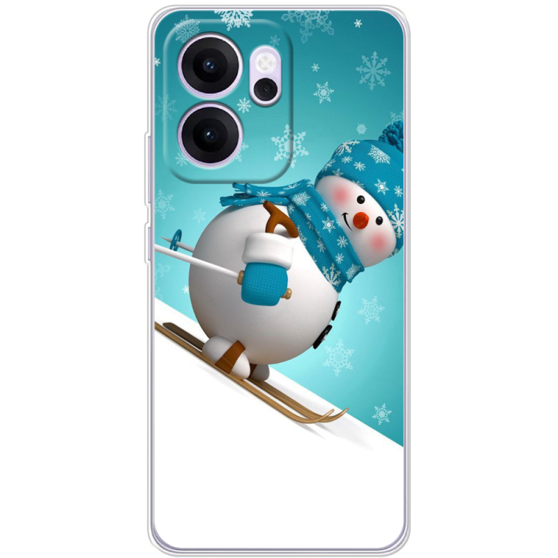 Чохол BoxFace OPPO Reno 14 F Skier Snowman