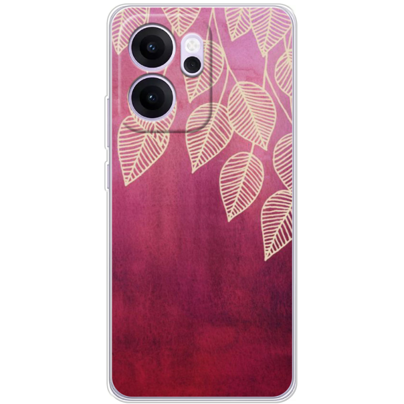 Чохол BoxFace OPPO Reno 14 F Gold Leaves