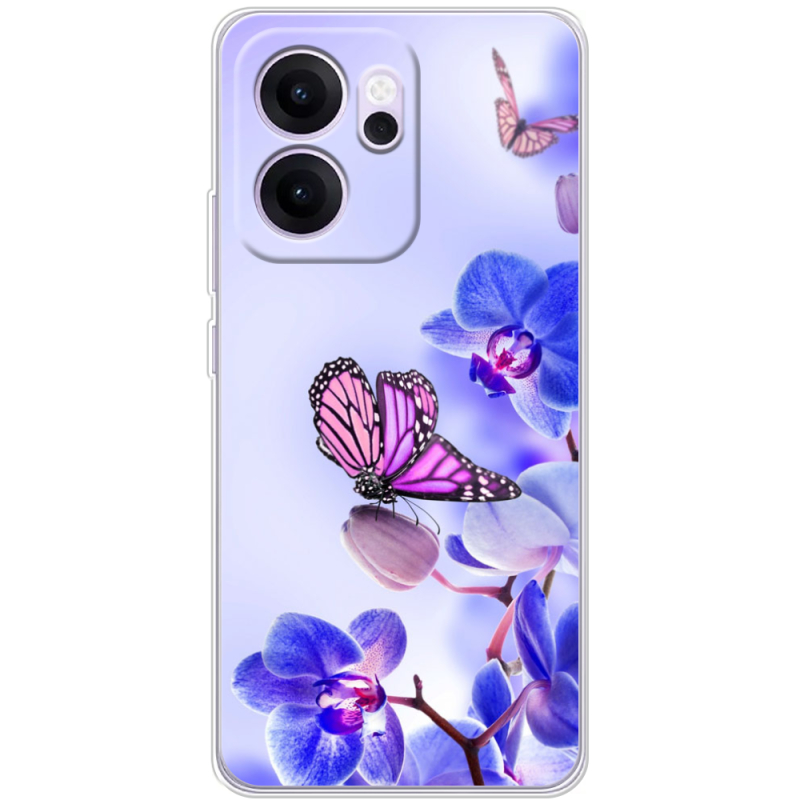 Чохол BoxFace OPPO Reno 14 F Orchids and Butterflies