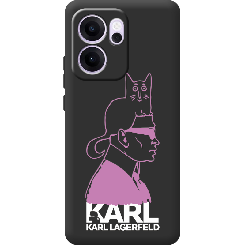 Чорний чохол BoxFace OPPO Reno 14 F Pink Karl