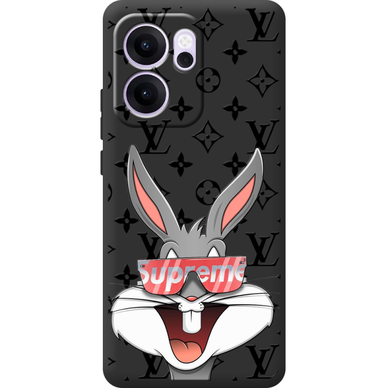 Чорний чохол BoxFace OPPO Reno 14 F looney bunny