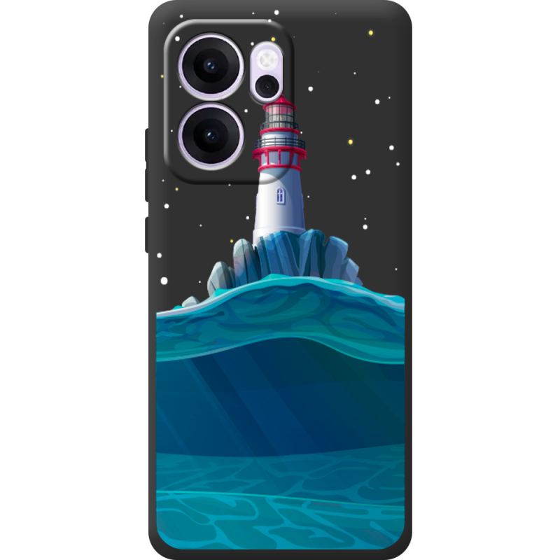 Чорний чохол BoxFace OPPO Reno 14 F Lighthouse