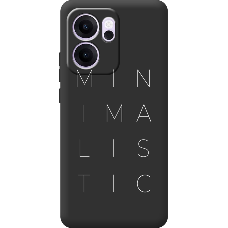 Чорний чохол BoxFace OPPO Reno 14 F Minimalistic