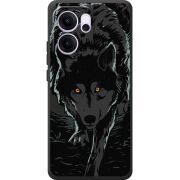 Чорний чохол BoxFace OPPO Reno 14 F Wolf