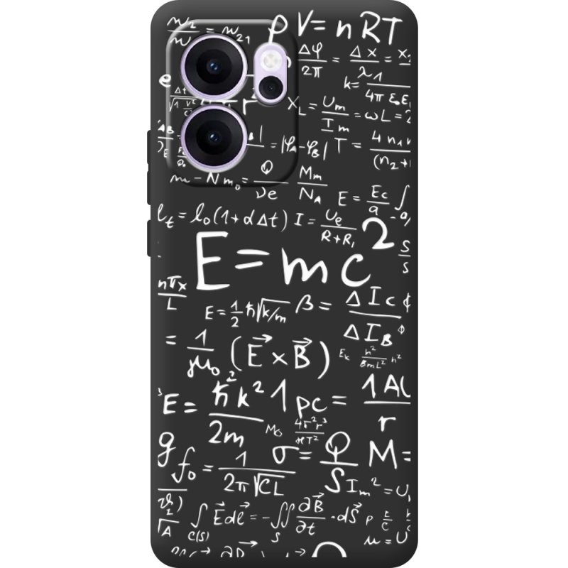 Чорний чохол BoxFace OPPO Reno 14 F E=mc2
