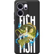 Чорний чохол BoxFace OPPO Reno 14 F Fish