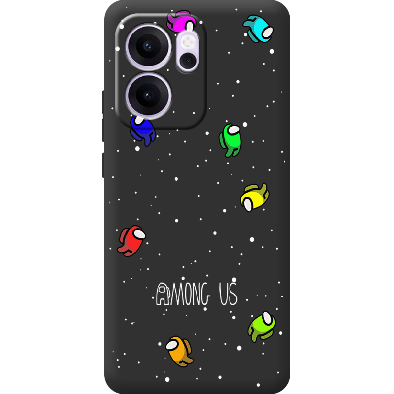 Чорний чохол BoxFace OPPO Reno 14 F Among Us Invisible