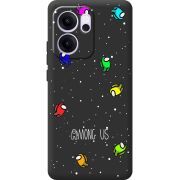 Чорний чохол BoxFace OPPO Reno 14 F Among Us Invisible