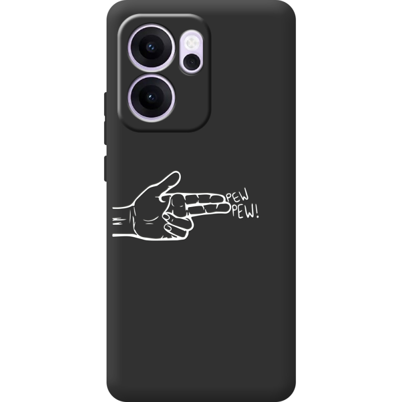 Чорний чохол BoxFace OPPO Reno 14 F Pew Pew