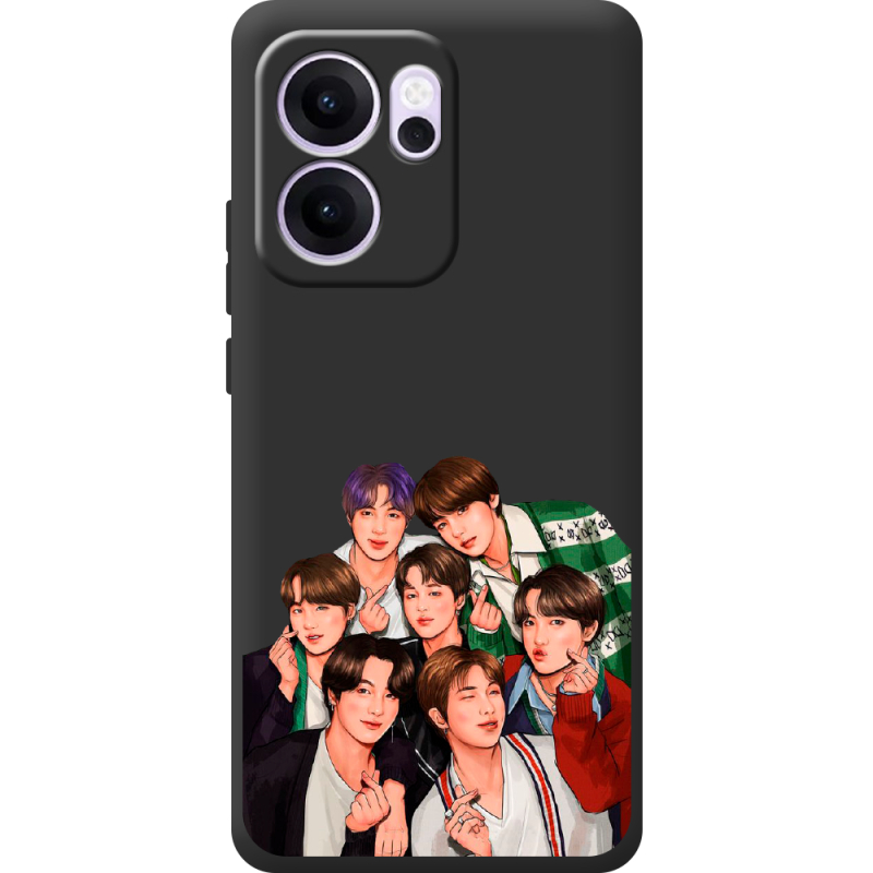 Чорний чохол BoxFace OPPO Reno 14 F BTS