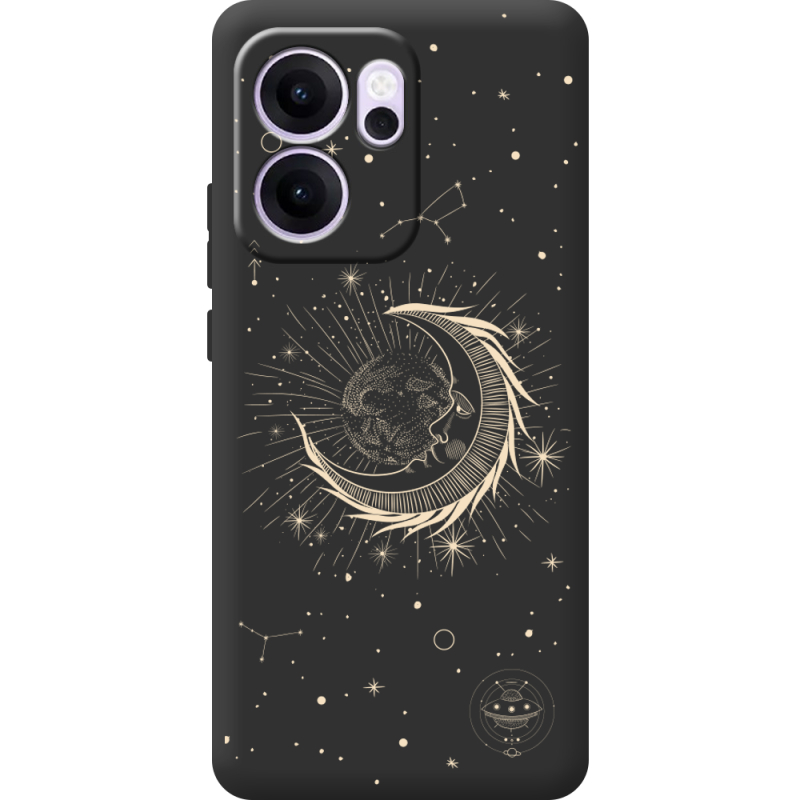 Чорний чохол BoxFace OPPO Reno 14 F Moon