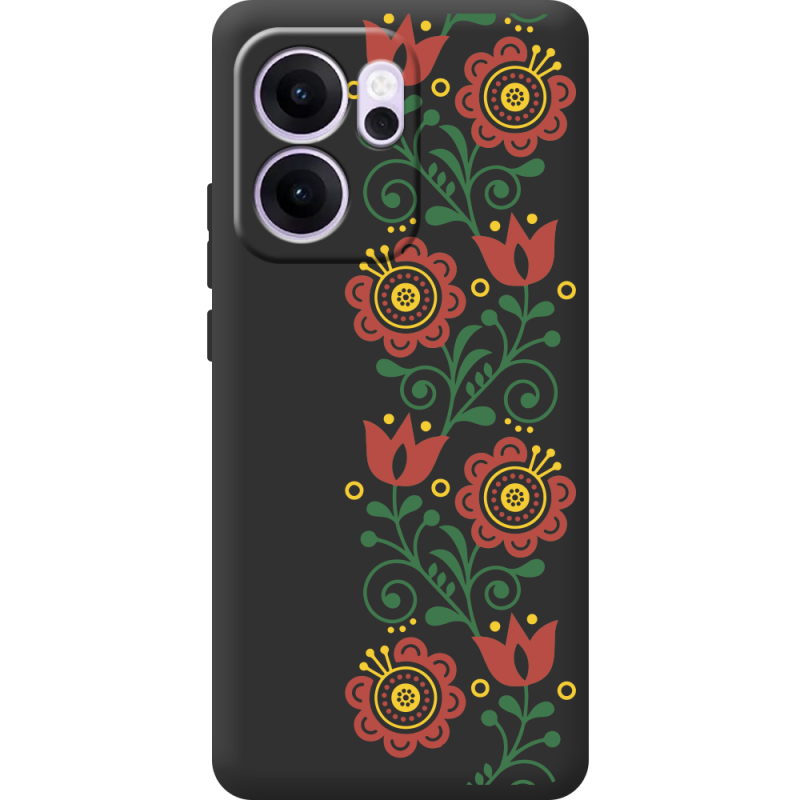 Чорний чохол BoxFace OPPO Reno 14 F Ethno