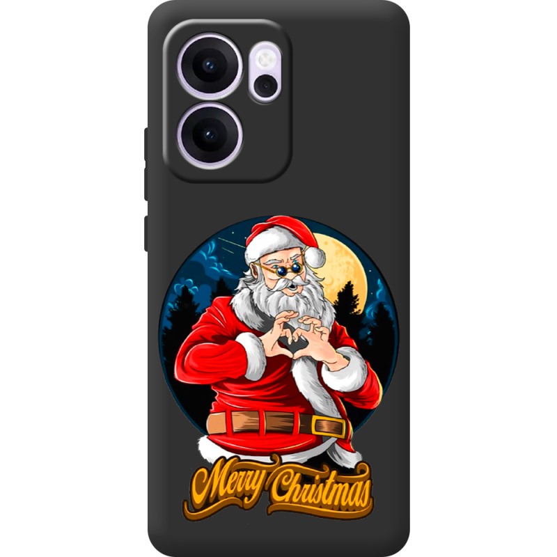 Чорний чохол BoxFace OPPO Reno 14 F Cool Santa