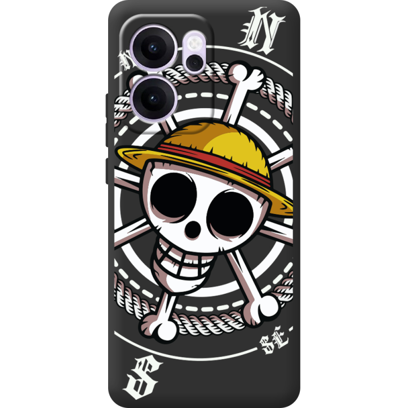 Чорний чохол BoxFace OPPO Reno 14 F One Piece Компас