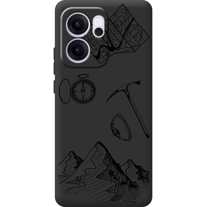 Чорний чохол BoxFace OPPO Reno 14 F Mountains
