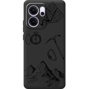 Чорний чохол BoxFace OPPO Reno 14 F Mountains