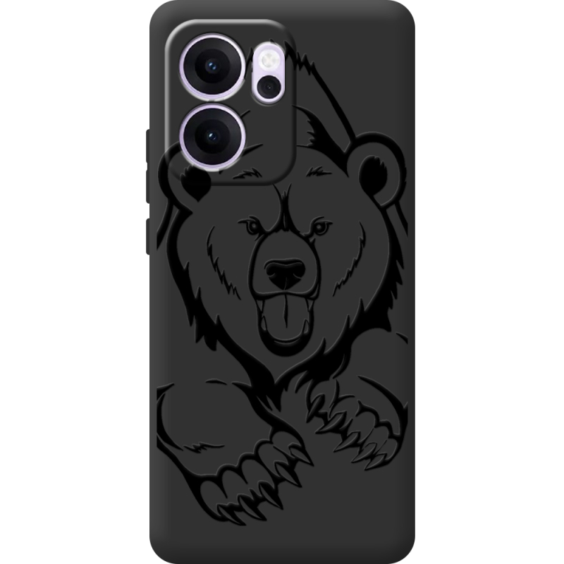 Чорний чохол BoxFace OPPO Reno 14 F Grizzly Bear