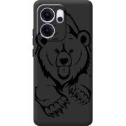 Чорний чохол BoxFace OPPO Reno 14 F Grizzly Bear