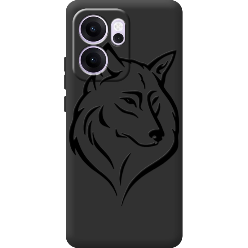 Чорний чохол BoxFace OPPO Reno 14 F Wolf