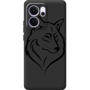 Чорний чохол BoxFace OPPO Reno 14 F Wolf