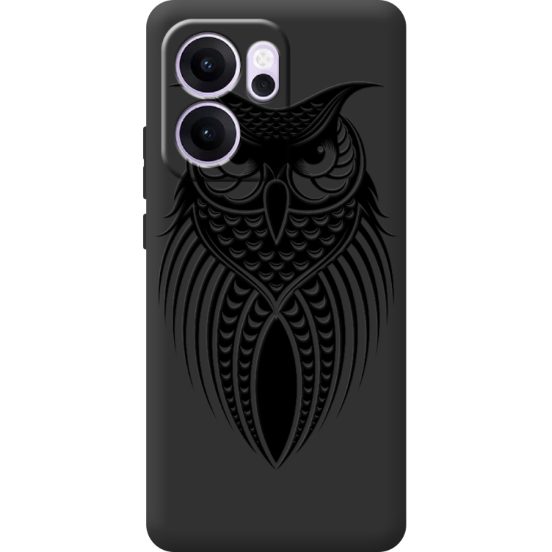 Чорний чохол BoxFace OPPO Reno 14 F Owl