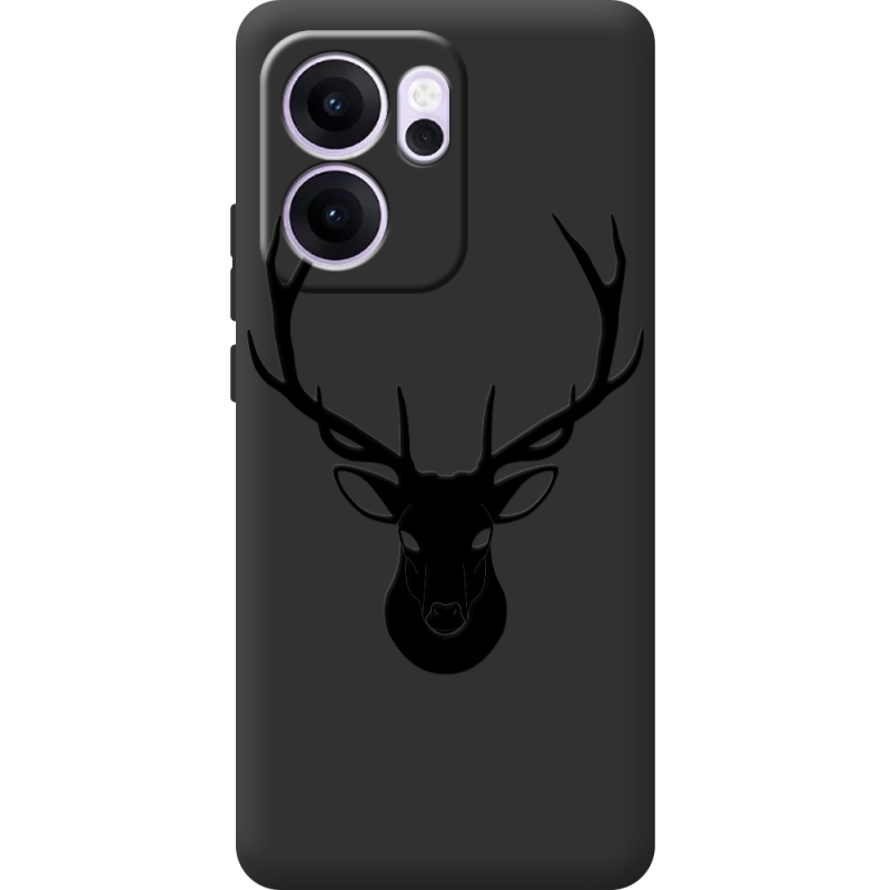 Чорний чохол BoxFace OPPO Reno 14 F Deer