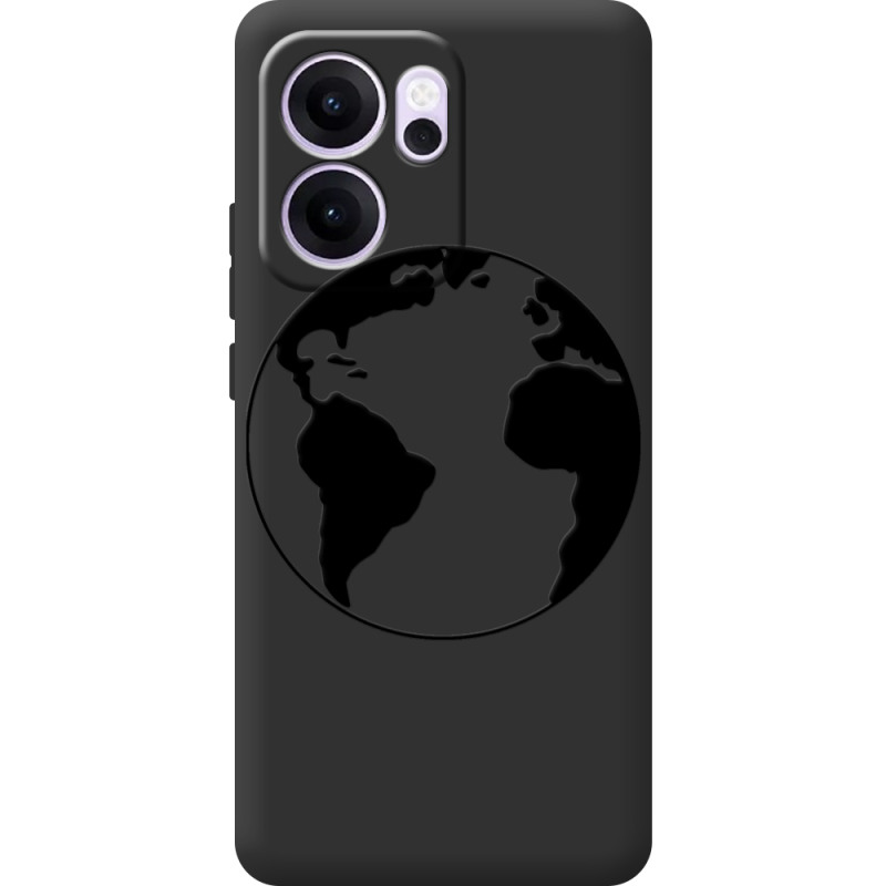 Чорний чохол BoxFace OPPO Reno 14 F Earth