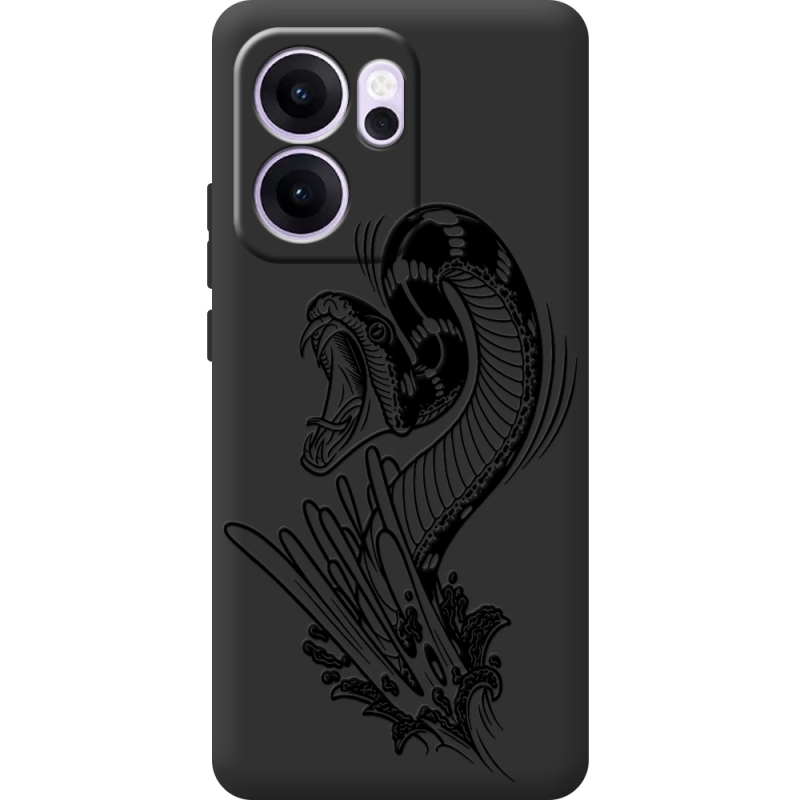 Чорний чохол BoxFace OPPO Reno 14 F Snake