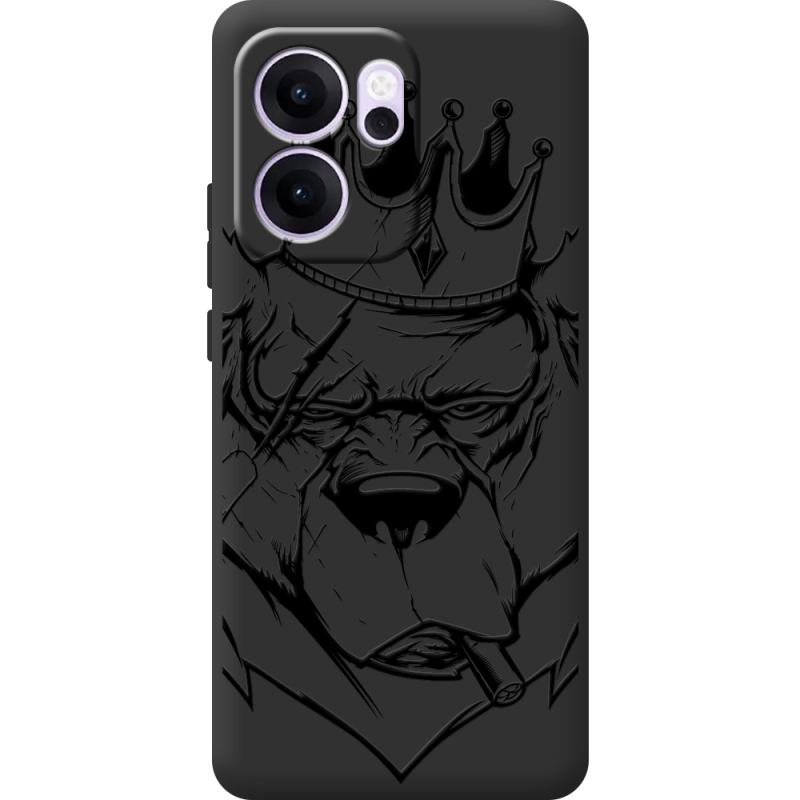 Чорний чохол BoxFace OPPO Reno 14 F Bear King