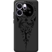 Чорний чохол BoxFace OPPO Reno 14 F Hugin and Munin