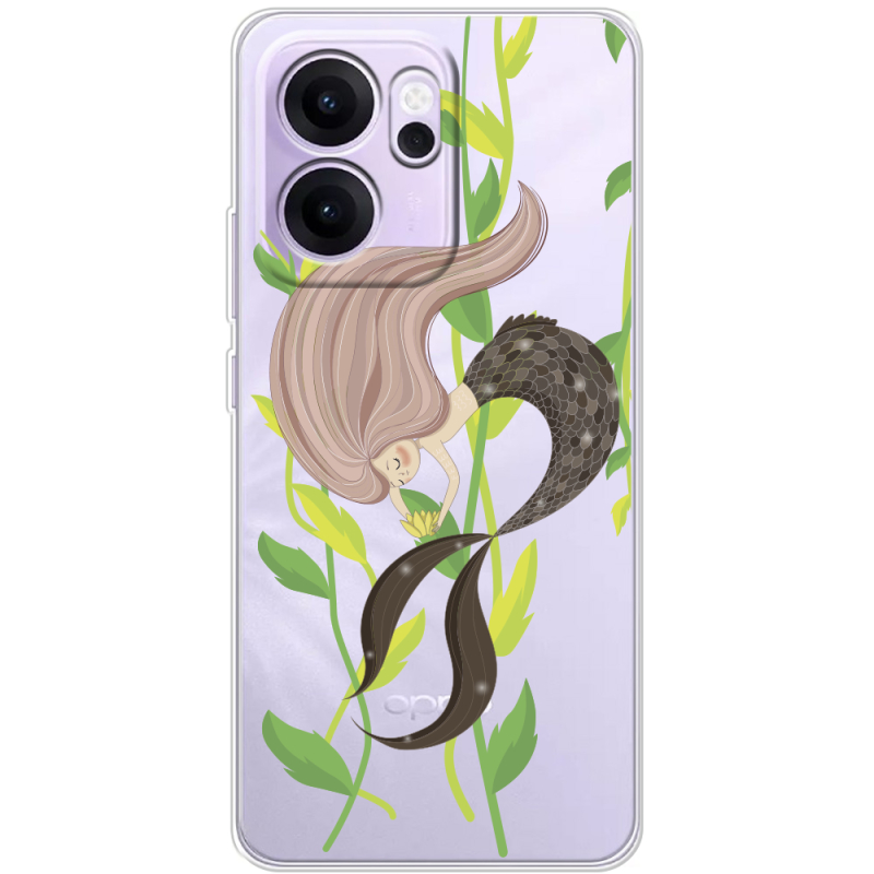 Прозорий чохол BoxFace OPPO Reno 14 F Cute Mermaid