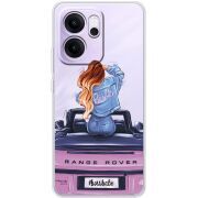 Прозорий чохол BoxFace OPPO Reno 14 F Boss Babe