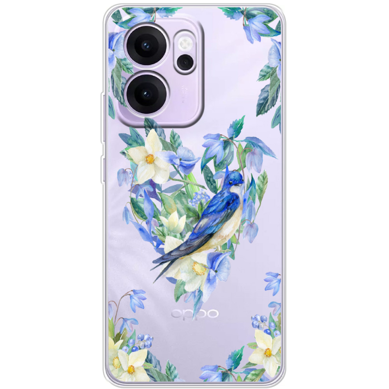 Прозорий чохол BoxFace OPPO Reno 14 F Spring Bird