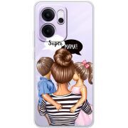 Прозорий чохол BoxFace OPPO Reno 14 F Super Mama