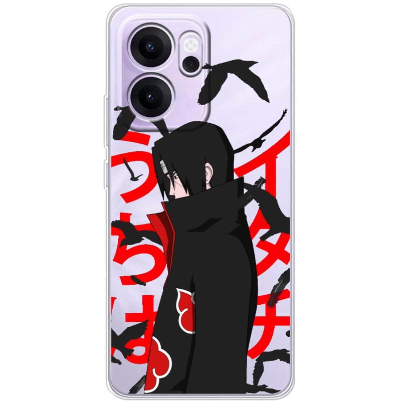 Прозорий чохол BoxFace OPPO Reno 14 F Учиха Итачи