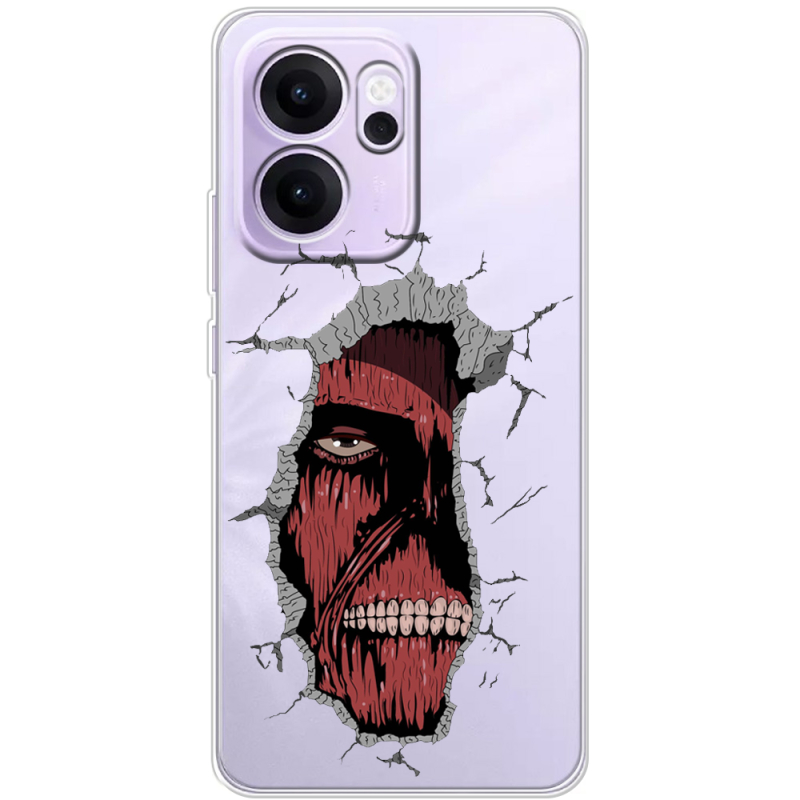 Прозорий чохол BoxFace OPPO Reno 14 F Нападение Титана