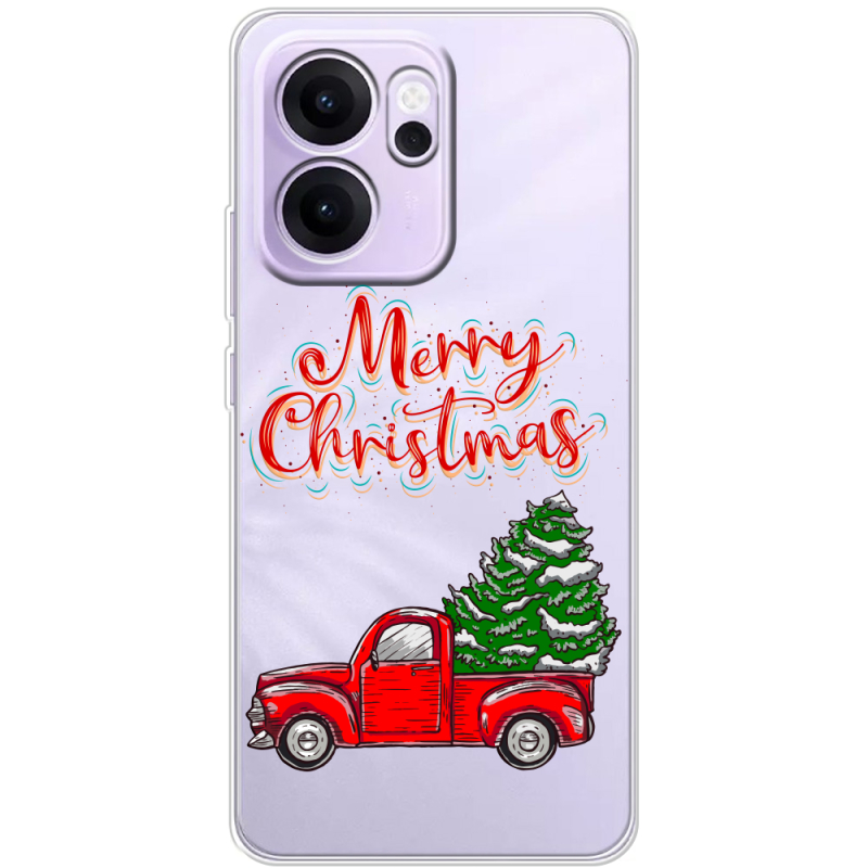 Прозорий чохол BoxFace OPPO Reno 14 F Holiday Car