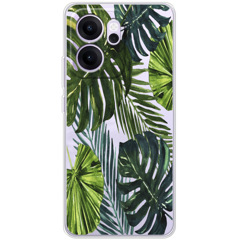 Прозорий чохол BoxFace OPPO Reno 14 F Palm Tree
