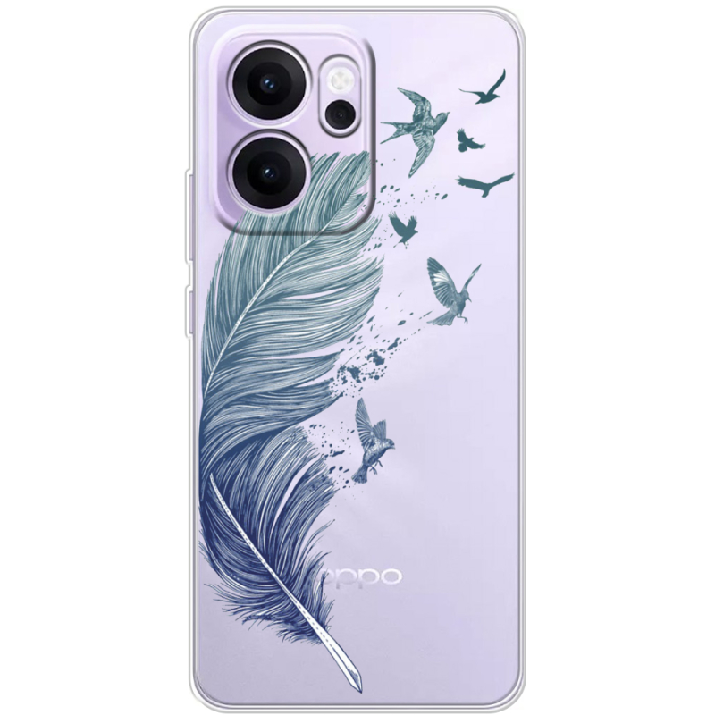 Прозорий чохол BoxFace OPPO Reno 14 F Feather