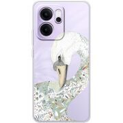 Прозорий чохол BoxFace OPPO Reno 14 F Swan