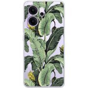 Прозорий чохол BoxFace OPPO Reno 14 F Banana Leaves