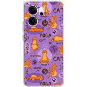 Чохол BoxFace OPPO Reno 14 FS Yoga Cat