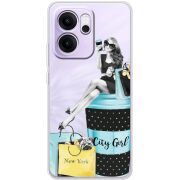 Прозорий чохол BoxFace OPPO Reno 14 FS City Girl