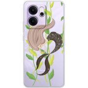 Прозорий чохол BoxFace OPPO Reno 14 FS Cute Mermaid