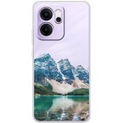 Прозорий чохол BoxFace OPPO Reno 14 FS Blue Mountain